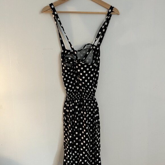 Marimekko Polka Dot Tie Back Dress XS - Picture 2 of 3